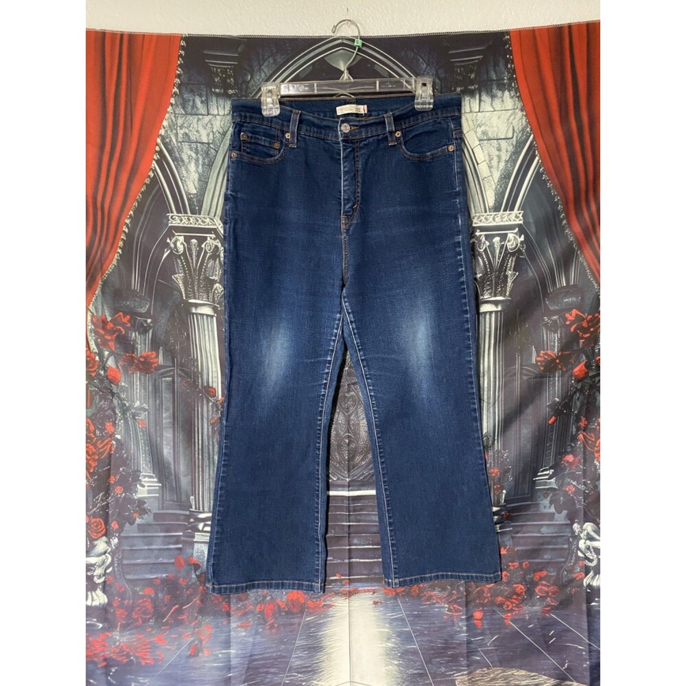 LEVI'S 512 PERFECTLY SLIMMING BOOT CUT WOMENS JEANS 14S - Picture 3 of 5